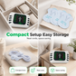 💆‍♂️ Massaggiatore Elettrico a Impulsi a Doppia Uscita – Relax per Collo, Schiena, Braccia e Gambe | Comandi Semplici | Display Chiaro | Design Compatto | Spine EU/US/UK ⚡