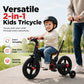 🚲 Triciclo 2 in 1 Trasformabile per Bambini con Manubrio Genitori ✨👶 - Bici Senza Pedali | Acciaio ad Alto Carbonio | Sedile Ergonomico | 10 Colori | Età 6+ | 50% DI SCONTO