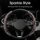 🔥Coprivolante Auto Bling con Strass di Cristallo 🚗💎 - Presa Antiscivolo | Interno Morbido | Installazione Facile | 6 Colori | 50% DI SCONTO