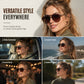 🕶️ Occhiali da Sole UV400 Trendy Uomo & Donna 😎✨ - Protezione UVA/UVB | Montatura PC Resistente | Stile Streetwear | 12 Combinazioni di Colori | 50% DI SCONTO