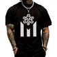 👕 T-Shirt da Uomo Traspirante con Stampa Culturale ✨🎨 - Misto Cotone | Collo Tondo | Cuciture Rinforzate | 4 Colori | Taglie XS-XL | 50% DI SCONTO