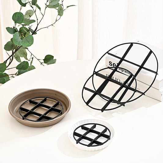 🌱 Rialzo Salvaradici per Vasi 💚 - Favorisce il Drenaggio | Mantiene i Pavimenti Asciutti | Protegge le Radici | Supporto Stabile | Interni ed Esterni | 12/14/20 cm 🌿
