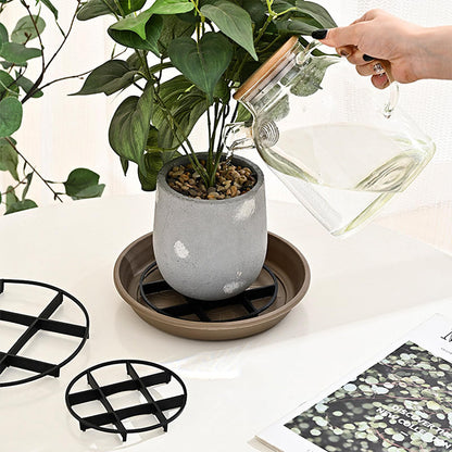 🌱 Rialzo Salvaradici per Vasi 💚 - Favorisce il Drenaggio | Mantiene i Pavimenti Asciutti | Protegge le Radici | Supporto Stabile | Interni ed Esterni | 12/14/20 cm 🌿