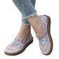👟 Mocassini Traspiranti in Tessuto Floreale per Donna 🌸✨ - Circolazione Aria 360° | Ricamo Artigianale | 3 Colori | Taglie 35-41 | Quotidiano & Ufficio | 50% DI SCONTO