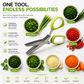 🌿 Forbici per Erbe Aromatiche a 5 Lame | Taglio Rapido per Erbe Fresche e Condimenti  | Lame in Acciaio Inossidabile ✨ | Impugnatura Antiscivolo 🤲 | Lavabile in Lavastoviglie e con Custodia 🧺