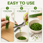 🌿 Forbici per Erbe Aromatiche a 5 Lame | Taglio Rapido per Erbe Fresche e Condimenti  | Lame in Acciaio Inossidabile ✨ | Impugnatura Antiscivolo 🤲 | Lavabile in Lavastoviglie e con Custodia 🧺