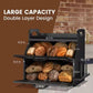 🍞 Portapane a Doppio Strato in Bambù ✨🌿 - Anti-Muffa | Chiusura Magnetica | 2 Colori | 2 Misure | Cucina & Dispensa | 50% DI SCONTO