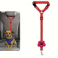 🐶Cintura di Sicurezza 2 in 1 per Cani con Gancio Poggiatesta ✨🚗 - Guinzaglio + Cintura | Clip 360° | Nylon Resistente | Lunghezza Regolabile | 9 Colori | 50% DI SCONTO