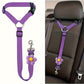 🐶Cintura di Sicurezza 2 in 1 per Cani con Gancio Poggiatesta ✨🚗 - Guinzaglio + Cintura | Clip 360° | Nylon Resistente | Lunghezza Regolabile | 9 Colori | 50% DI SCONTO