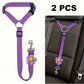 🐶Cintura di Sicurezza 2 in 1 per Cani con Gancio Poggiatesta ✨🚗 - Guinzaglio + Cintura | Clip 360° | Nylon Resistente | Lunghezza Regolabile | 9 Colori | 50% DI SCONTO