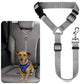 🐶Cintura di Sicurezza 2 in 1 per Cani con Gancio Poggiatesta ✨🚗 - Guinzaglio + Cintura | Clip 360° | Nylon Resistente | Lunghezza Regolabile | 9 Colori | 50% DI SCONTO