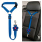 🐶Cintura di Sicurezza 2 in 1 per Cani con Gancio Poggiatesta ✨🚗 - Guinzaglio + Cintura | Clip 360° | Nylon Resistente | Lunghezza Regolabile | 9 Colori | 50% DI SCONTO