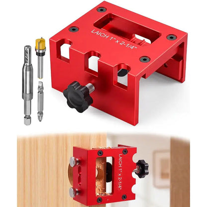 🔧✨ Kit Dima per Fresatura Serratura Porte in Legno – 3 Profondità 1-3mm, Compatibile 1-3/8" & 1-3/4", Fresature Pulite & Precise – Fai-da-Te 🛠️🚶