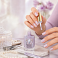 💅 Smalto Rinforzante Effetto Specchio Lilla – Finish Aurora Iridescente | Asciugatura Rapida Senza Lampada | Lunga Durata | Pennello Professionale ✨💜