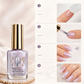 💅 Smalto Rinforzante Effetto Specchio Lilla – Finish Aurora Iridescente | Asciugatura Rapida Senza Lampada | Lunga Durata | Pennello Professionale ✨💜
