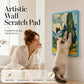 🐱Tiragraffi da Parete Artistico in Sisal per Gatti ✨🎨 - Stampe Dipinti Famosi | Verticale Salva-Colonna | Protegge i Mobili | 12 Stili | 38x30cm | 50% DI SCONTO