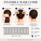 💇‍♀️ Pettine Invisibile Anti-Crespo in Metallo | Liscia e Blocca i Capelli Ribelli ✨ | Senza Forcine Visibili, Estremità Delicate 🌸 | Confezione da 10 Pezzi 🎀