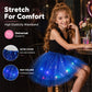 ✨ Gonna Tutu con Luci LED e Paillettes 💃🌟 - 3 Strati di Tulle | Elastica | 14 Colori | Bambini & Adulti | Feste & Spettacoli | 50% DI SCONTO