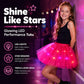 ✨ Gonna Tutu con Luci LED e Paillettes 💃🌟 - 3 Strati di Tulle | Elastica | 14 Colori | Bambini & Adulti | Feste & Spettacoli | 50% DI SCONTO