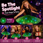 ✨ Gonna Tutu con Luci LED e Paillettes 💃🌟 - 3 Strati di Tulle | Elastica | 14 Colori | Bambini & Adulti | Feste & Spettacoli | 50% DI SCONTO