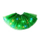 ✨ Gonna Tutu con Luci LED e Paillettes 💃🌟 - 3 Strati di Tulle | Elastica | 14 Colori | Bambini & Adulti | Feste & Spettacoli | 50% DI SCONTO