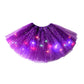 ✨ Gonna Tutu con Luci LED e Paillettes 💃🌟 - 3 Strati di Tulle | Elastica | 14 Colori | Bambini & Adulti | Feste & Spettacoli | 50% DI SCONTO