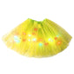 ✨ Gonna Tutu con Luci LED e Paillettes 💃🌟 - 3 Strati di Tulle | Elastica | 14 Colori | Bambini & Adulti | Feste & Spettacoli | 50% DI SCONTO
