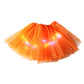 ✨ Gonna Tutu con Luci LED e Paillettes 💃🌟 - 3 Strati di Tulle | Elastica | 14 Colori | Bambini & Adulti | Feste & Spettacoli | 50% DI SCONTO