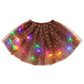 ✨ Gonna Tutu con Luci LED e Paillettes 💃🌟 - 3 Strati di Tulle | Elastica | 14 Colori | Bambini & Adulti | Feste & Spettacoli | 50% DI SCONTO