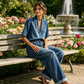 👖 Set Denim Estivo da Donna - Top Scollo a V + Pantaloni a Gamba Larga ✨👍 - 2 Pezzi | Tessuto Premium | Taglie S-3XL | 2 Colori | Casual & Chic | 60% DI SCONTO