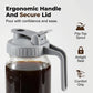 ☕ Brocca per Cold Brew con Coperchio e Filtro in Acciaio Inox ✨🥤 - 32 o 64 oz | 7 Colori | Manico Ergonomico | Facile Pulizia | Vetro + PP | 50% DI SCONTO