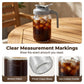 ☕ Brocca per Cold Brew con Coperchio e Filtro in Acciaio Inox ✨🥤 - 32 o 64 oz | 7 Colori | Manico Ergonomico | Facile Pulizia | Vetro + PP | 50% DI SCONTO