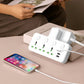 🔌✨ Presa Multipla con Porta di Ricarica Type-C & 2 USB 📱💻 – Versione Luce Notturna, Compatibilità Mondiale, Sicura & Durevole 🌍
