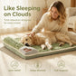 🛌✨ Cuccia Tappetino per Cani & Gatti in Peluche Premium🐶🐱 – Supporto Ortopedico, Velluto Ultra-Morbido, Bordo Rialzato Ergonomico – Taglie M–4XL, 3 Colori 🐾☁️
