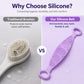🛁 Cintura Esfoliante per la Schiena in Silicone a Doppia Faccia 🧖‍♀️ – Rimuove le Cellule Morte ✨, Massaggio Rilassante 💪, Raggiunge Tutta la Schiena 🔙 – Morbida, Lavabile & Disponibile in 7 Colori 🌈