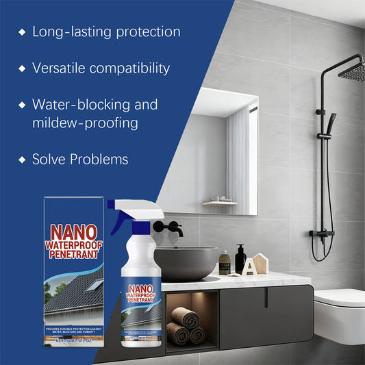 🛡️ Spray Impermeabilizzante 150 ml | Formula Penetrante per Tetti, Pareti, Calcestruzzo, Mattoni e Fughe 🏠