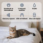 ✂️🐾 Tosatrice Silenziosa per Cani e Gatti – Lame Titanio-Ceramica, Batteria 1200mAh, Display LED, 3 Velocità – 4 Colori, Senza Fili 🐶🐱