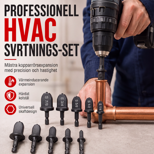 🔧 Kit Professionale Attrezzi per Riparazione Idraulica HVAC – Acciaio Temprato, Espansore Tubi 6-in-1 o Set Chiavi Esagonali – Svasatura Precisa per Rame 🏠🏭
