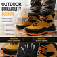🏗️✨ Scarpe Antinfortunistiche con Punta in Acciaio & Antiperforazione – Suola Antiscivolo, Mesh + Ecopelle, Stivaletto Alto – 5 Colori, Taglie 38-47 🛡️🚧