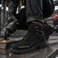 🏗️✨ Scarpe Antinfortunistiche con Punta in Acciaio & Antiperforazione – Suola Antiscivolo, Mesh + Ecopelle, Stivaletto Alto – 5 Colori, Taglie 38-47 🛡️🚧
