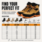 🏗️✨ Scarpe Antinfortunistiche con Punta in Acciaio & Antiperforazione – Suola Antiscivolo, Mesh + Ecopelle, Stivaletto Alto – 5 Colori, Taglie 38-47 🛡️🚧