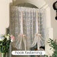 🌸 Tenda Voile Leggera con Ricamo Floreale e Fiocchi 🎀 | Filtra Delicatamente la Luce e Garantisce Privacy ☀️ | Nastri Regolabili per un Drappeggio Perfetto ✨ | in Fibra di Poliestere, 6 Misure 📏