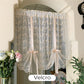 🌸 Tenda Voile Leggera con Ricamo Floreale e Fiocchi 🎀 | Filtra Delicatamente la Luce e Garantisce Privacy ☀️ | Nastri Regolabili per un Drappeggio Perfetto ✨ | in Fibra di Poliestere, 6 Misure 📏