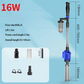 🐟💧 Cambia Acqua Elettrico per Acquario con Filtro Multistrato & Aspiratore – Alta Potenza 16W/20W, ABS Resistente, Facile da Usare – Pulizia Rapida & Efficiente ✨🐠