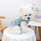 👑🐶 Giacchetta Denim da Principessa per Cani – Tessuto Morbido, Ricami Eleganti, Vestibilità Facile – 8 Varianti Blu, Taglie XS-XL 💜✨