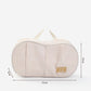 🎒👙 Pochette Portabiancheria Intima da Viaggio – Forma Sferica | Scomparti Separati | Poliestere Resistente | Cerniera Scorrevole | Manico Pratico | Ideale per Valigie & Weekend | 2 Misure, Rosa & Bianco❤️👙