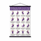 🧘 Poster Esercizi Tai Chi per Anziani – 60x40cm, 16 Movimenti Illustrati Passo-Passo, Testo Grande, Materiale Durevole – Stile A (In Piedi) o B (Seduti) 🏠❤️