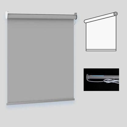 🪟✨ Tenda Oscurante Motorizzata con Telecomando – Materiale PVC, Larghezza 47-240cm, Motore Cablato o a Batteria Ricaricabile – Per Ufficio, Balcone & Camera da Letto 🏠🔕