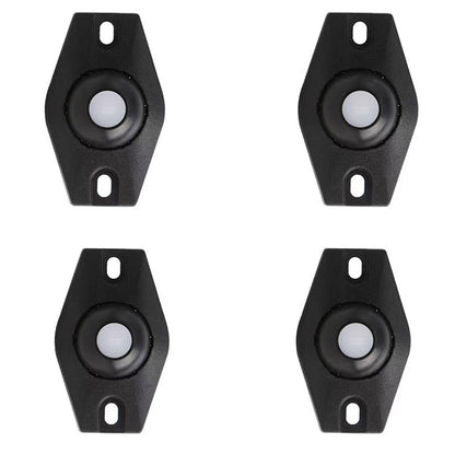 🔘 Set 4 Ruote Autoadesive Girevoli a 360° a Sfera 🌀 Mini Rotelle per Scatole e Piccoli Mobili | Sfere Acciaio Inox Senza Forare | Portata 20kg Scorrimento Fluido e Silenzioso ✨