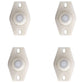 🔘 Set 4 Ruote Autoadesive Girevoli a 360° a Sfera 🌀 Mini Rotelle per Scatole e Piccoli Mobili | Sfere Acciaio Inox Senza Forare | Portata 20kg Scorrimento Fluido e Silenzioso ✨